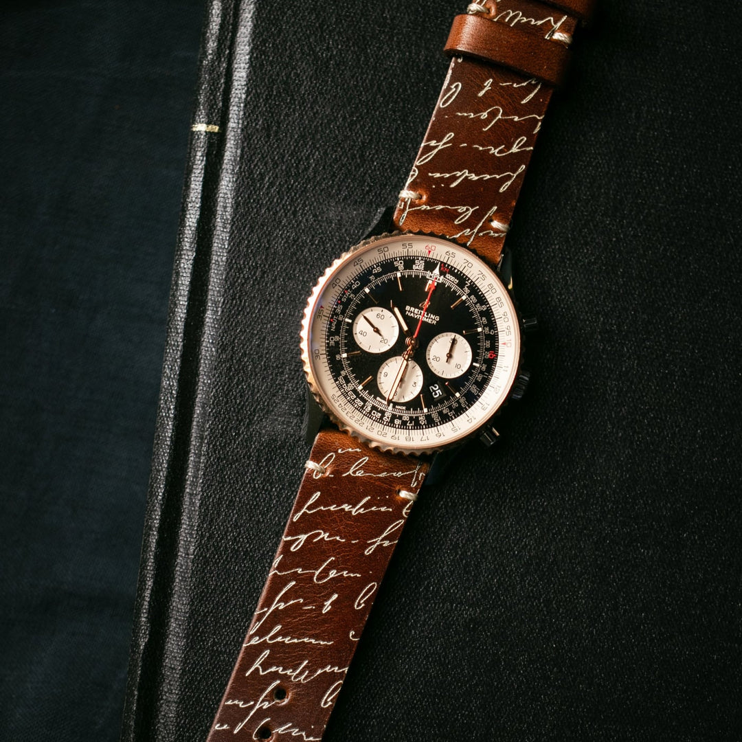 Roarstraps el yapımı deri Apple Watch kordonu, şık tasarımıyla klasik saatler için ideal.