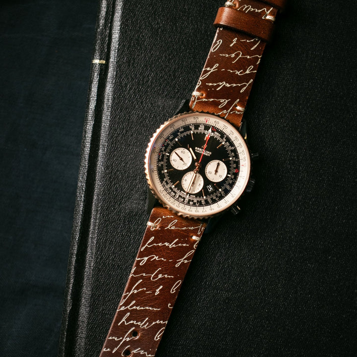 Roarstraps el yapımı deri Apple Watch kordonu, şık tasarımıyla klasik saatler için ideal.