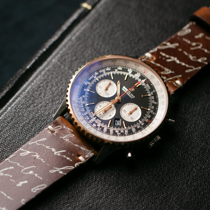 Roarstraps el yapımı deri Apple Watch kordonu ile şık saat tasarımı