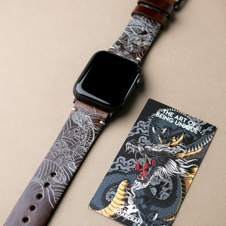 Roarstraps el yapımı deri Apple Watch kordonu ile şık tasarım ve mükemmel uyum