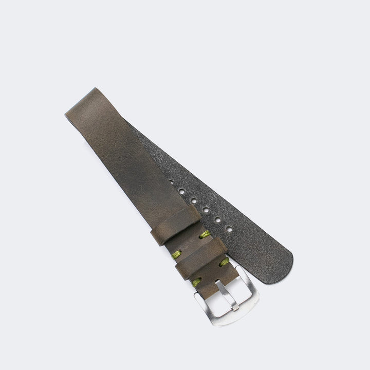 Military Deri Nato Kayış - Antik Yeşil