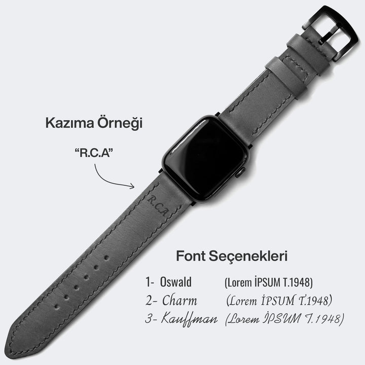 Roarstraps el yapımı deri Apple Watch kayışı ile zarif tasarım ve özelleştirme seçenekleri