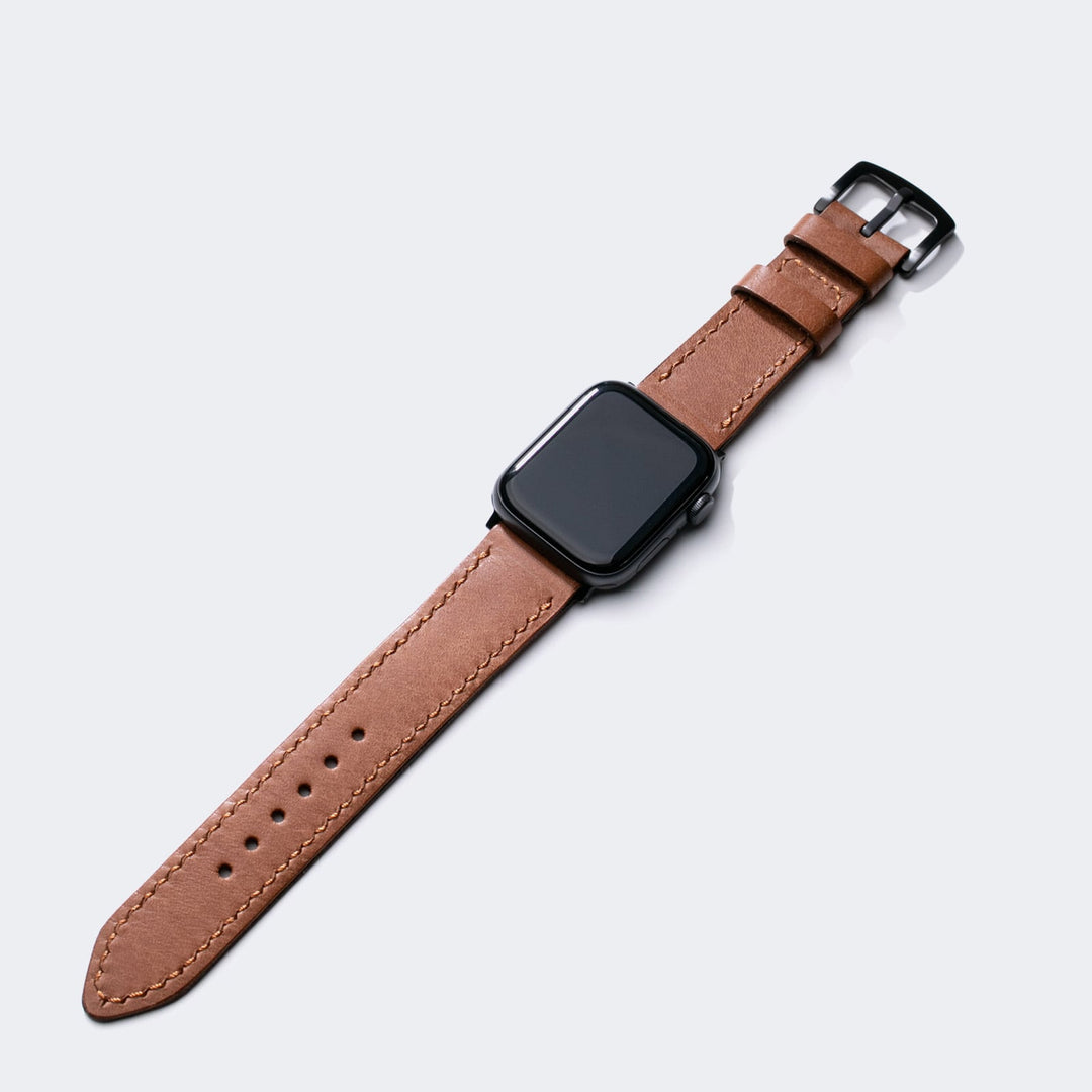 Roarstraps çift kat deri Apple Watch kayışı, şık ve dayanıklı tasarımıyla dikkat çekiyor