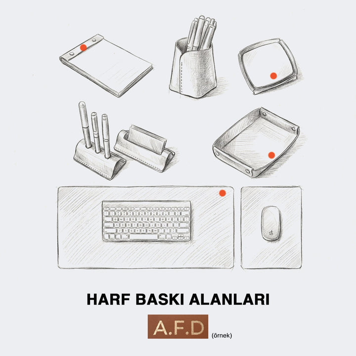 All-in Deri Ofis Seti
