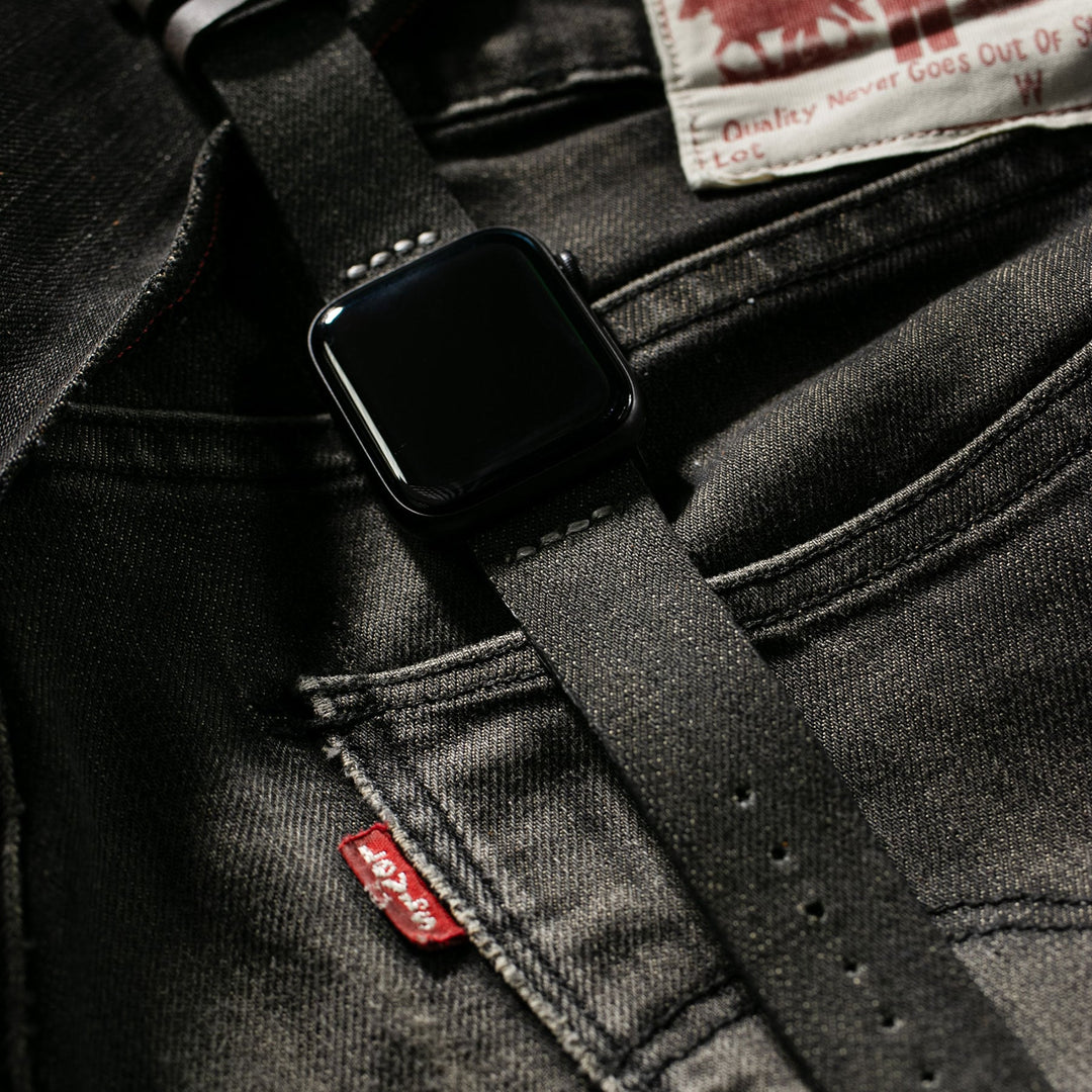 Roarstraps apple watch kot saat kayışı ile uyumlu şık ve dayanıklı deri kayış