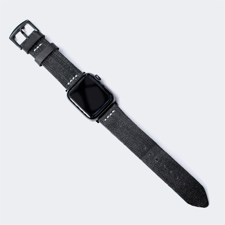 Roarstraps Apple Leather Strap ile uyumlu apple watch kot saat kayışı şık ve dayanıklı tasarımıyla