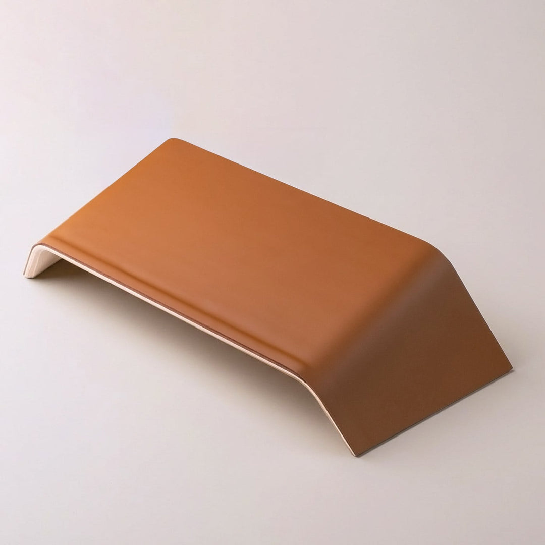 Ahşap Deri Laptop Standı