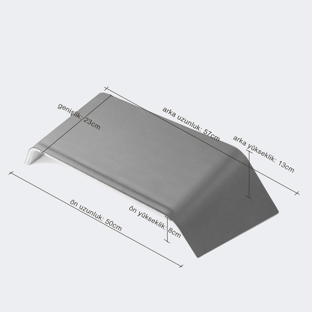 Ahşap Deri Laptop Standı