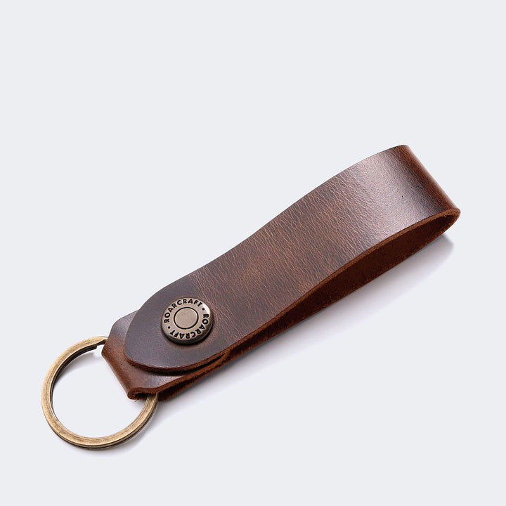 Çıtçıtlı Deri Anahtarlık