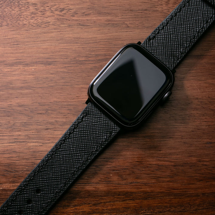 Roarstraps Saffiano deri apple watch kayış, şık ve dayanıklı tasarımı ile modern saatler için ideal