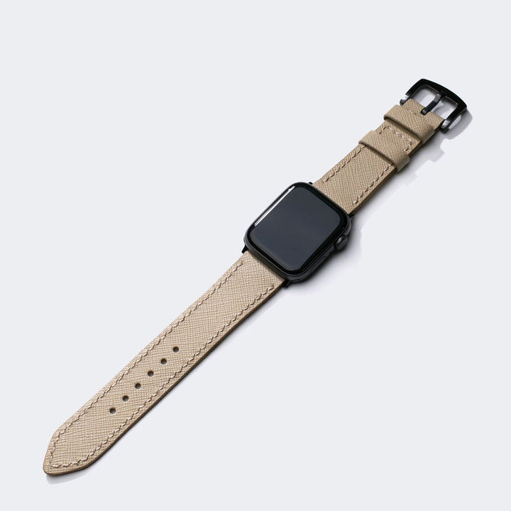 Roarstraps Saffiano deri apple watch kayış, şık ve dayanıklı tasarımla modern saatler için ideal