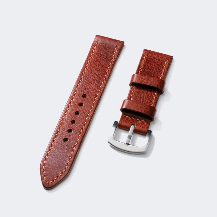 Roarstraps çift katlı deri saat kayışı, şık ve dayanıklı tasarım ile kullanıcı konforu için ideal