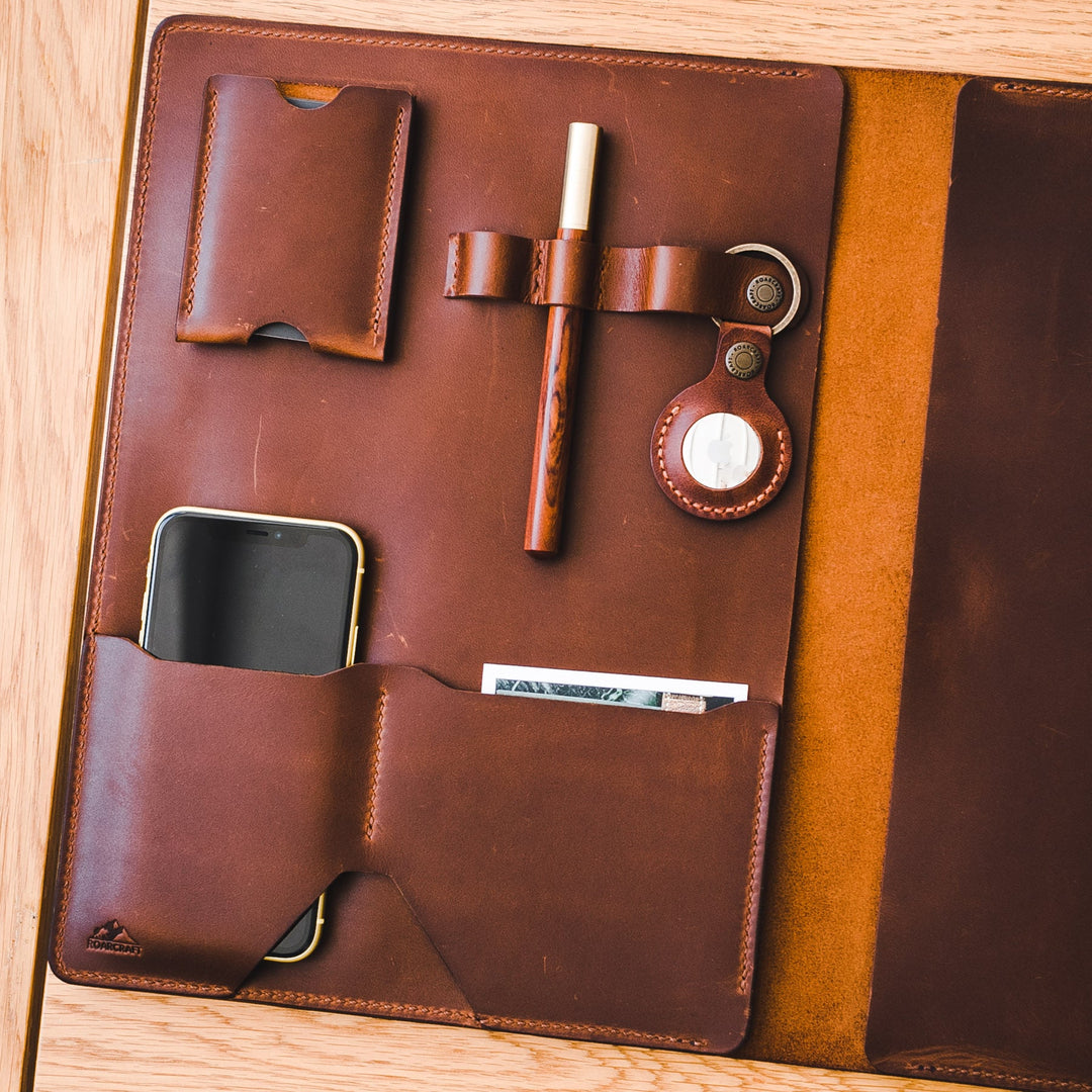MacBook Organizer - Deri Kılıf - Roarcraft TR