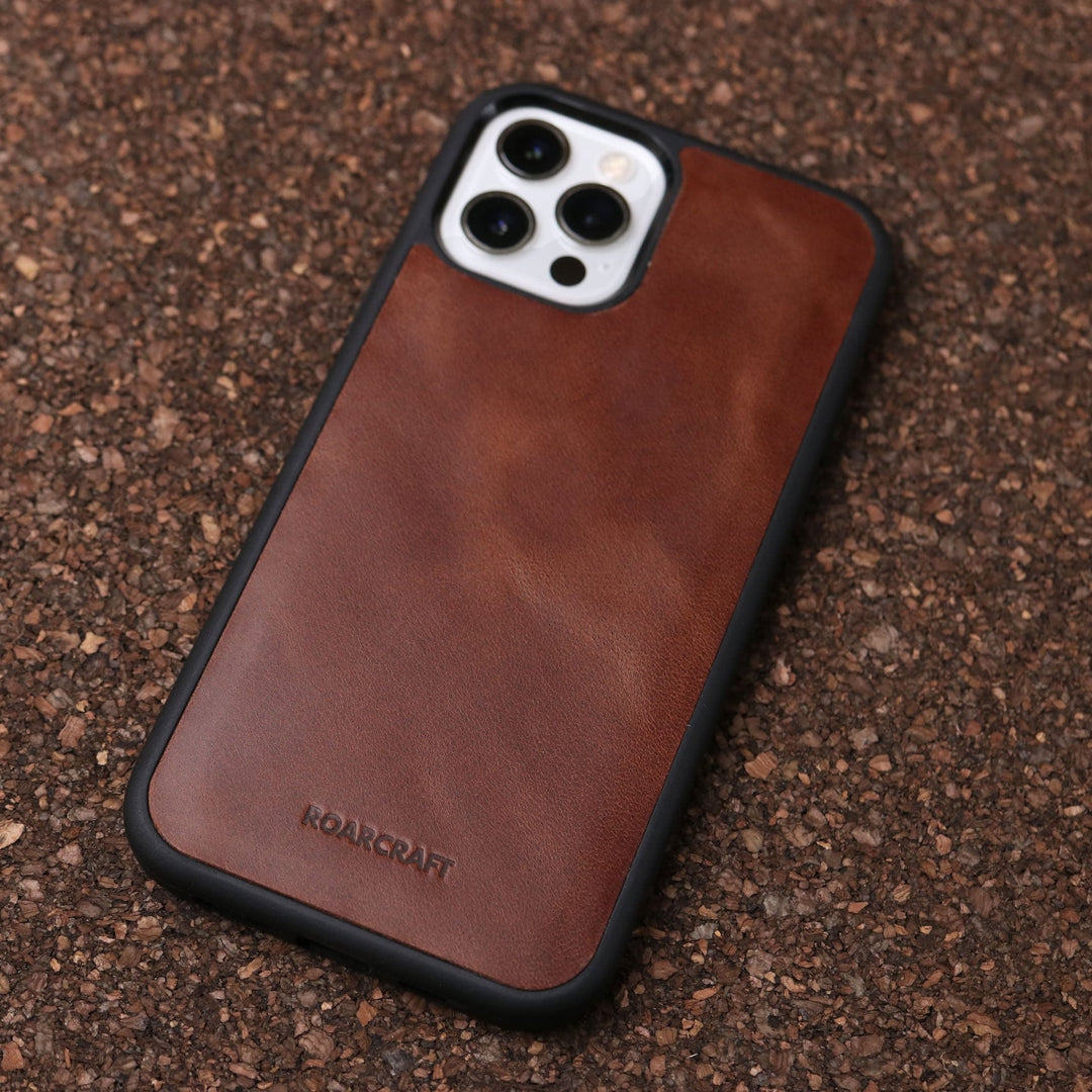 iphone deri kılıf kahverengi