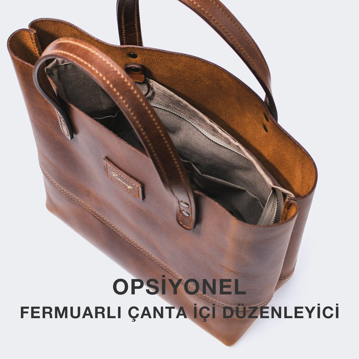 Deri Tote Çanta - Roarcraft TR