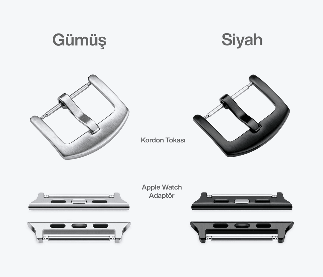 Saffiano Deri Apple Watch Kayış - Ateş Kırmızı - Roarcraft TR